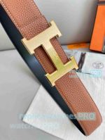 Replacement Replica HERMES Classic Reversible Leather Strap For Sale